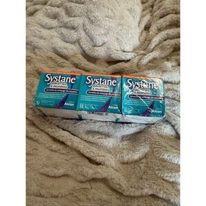 Lot of 3 Sealed Boxes Systane Lid Wipes Refreshing Eyelid Cleanser 32ct Each Box